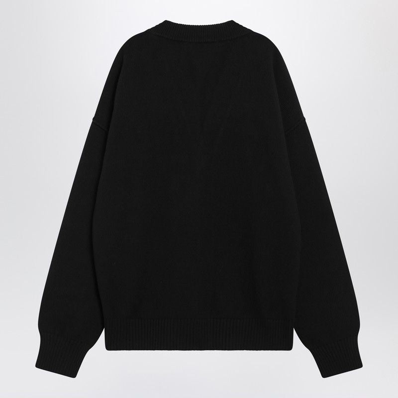 AMI PARIS Men's Virgin Wool Ami of Coeur Cardigan