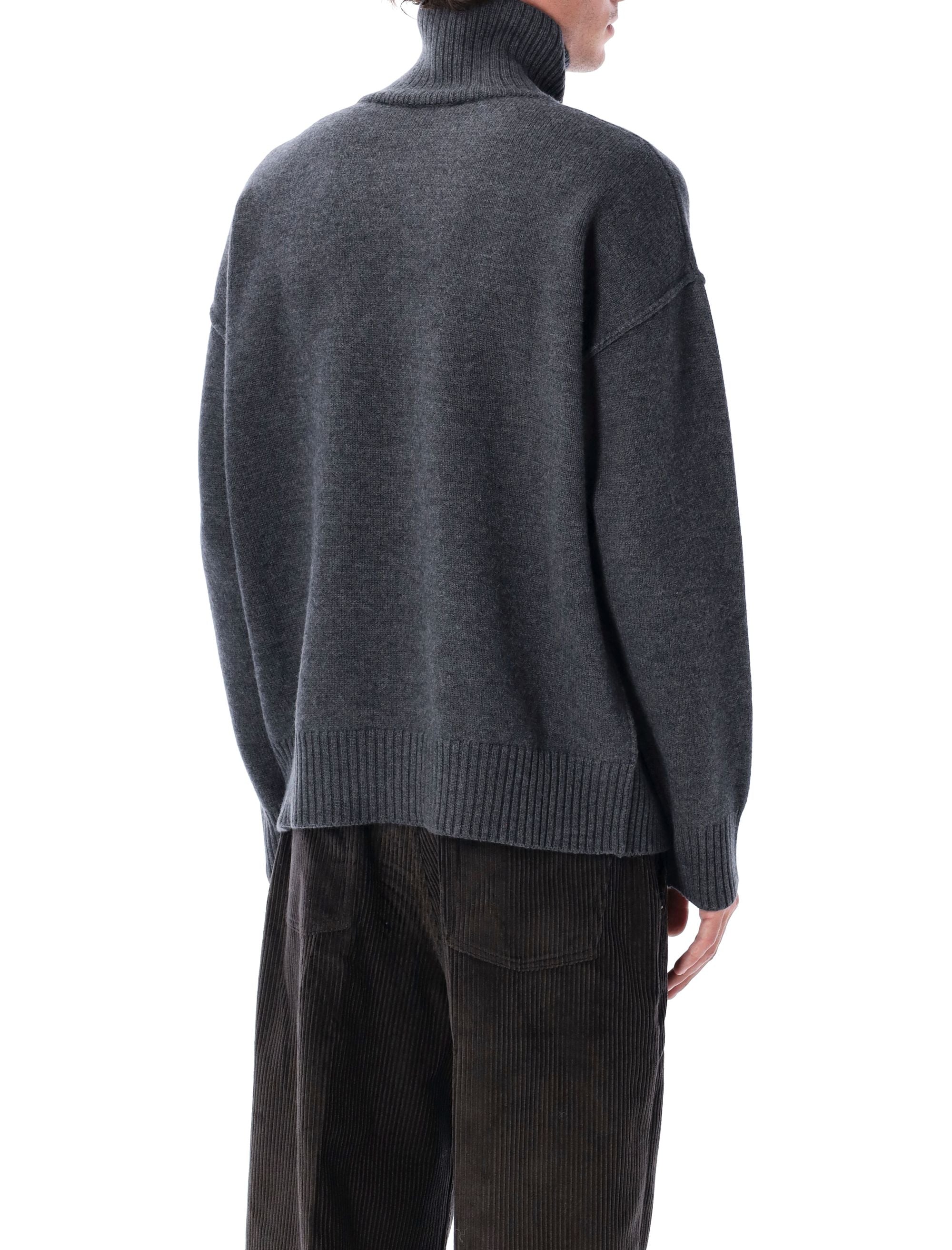 AMI PARIS Wool Sweater for Men - Fall/Winter 2025