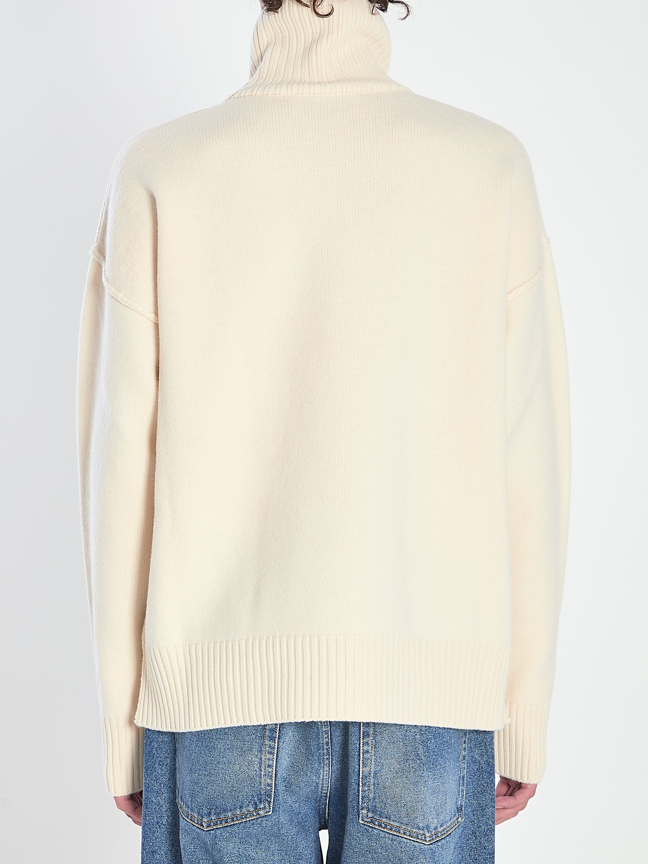 AMI PARIS Oversized Turtleneck Sweater - Size L