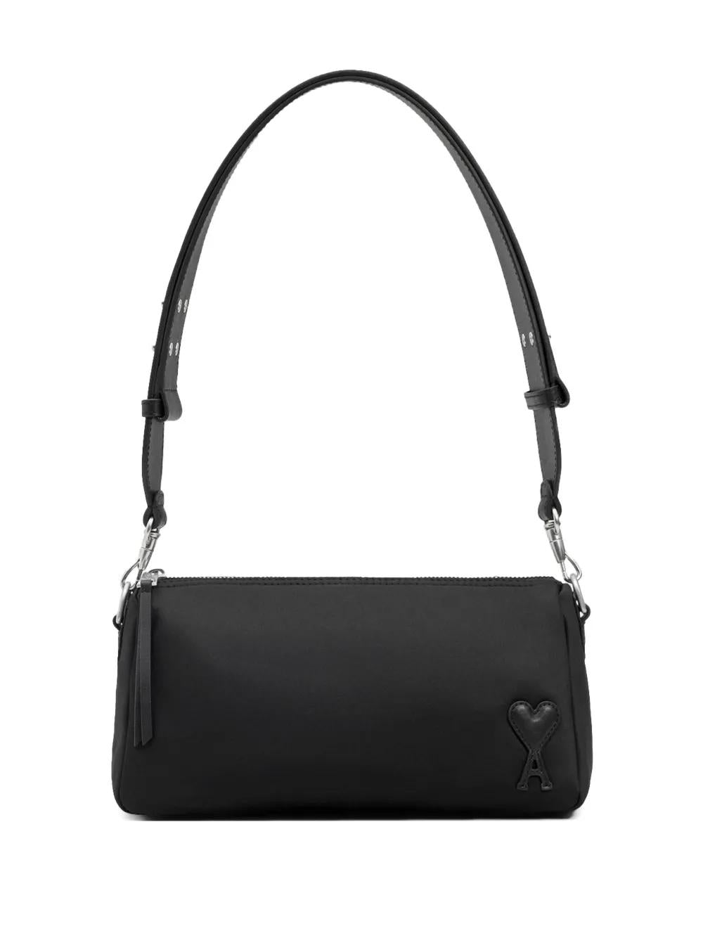 AMI PARIS Mini Handbag with Adjustable Leather Strap