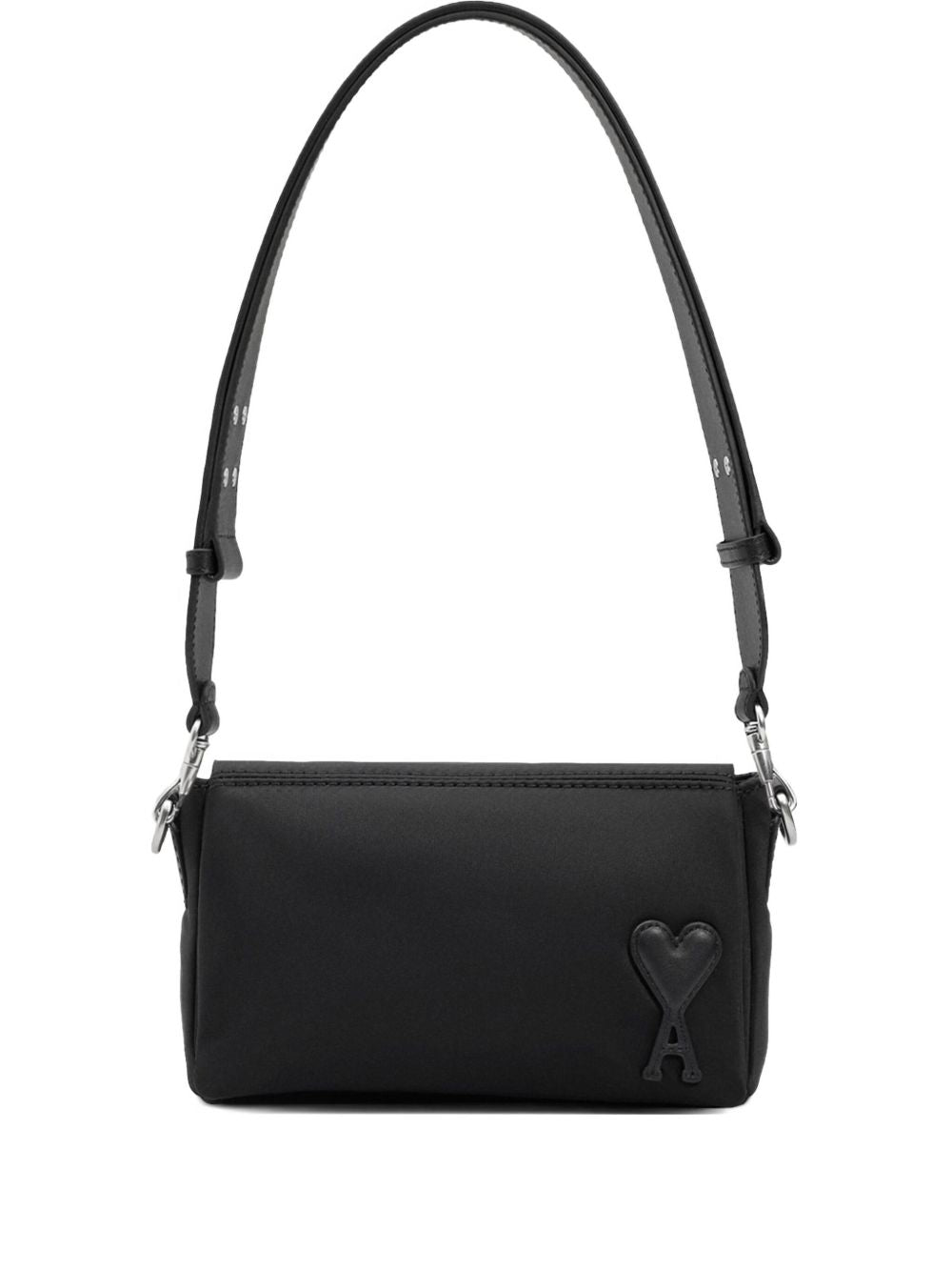 AMI PARIS Adjustable Shoulder Bag with Logo Patch