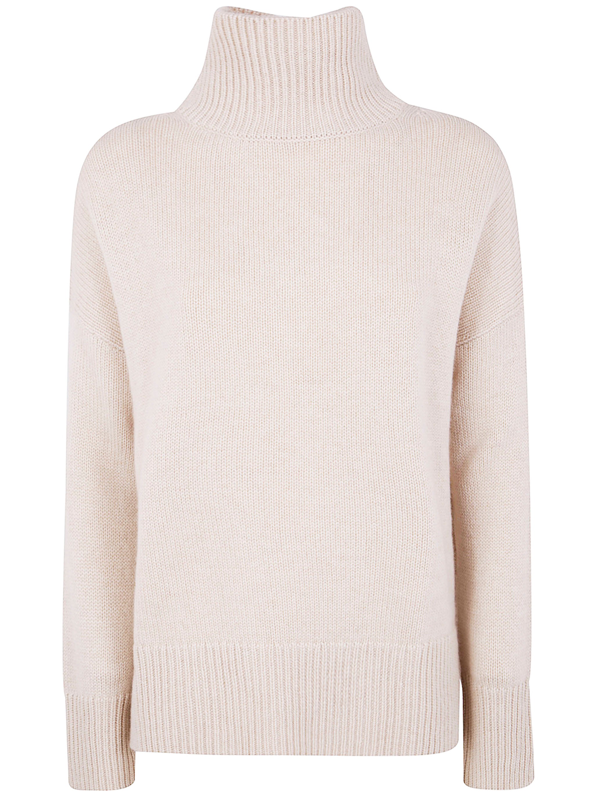 KUJTEN Women's Cashmere Turtle Neck Sweater