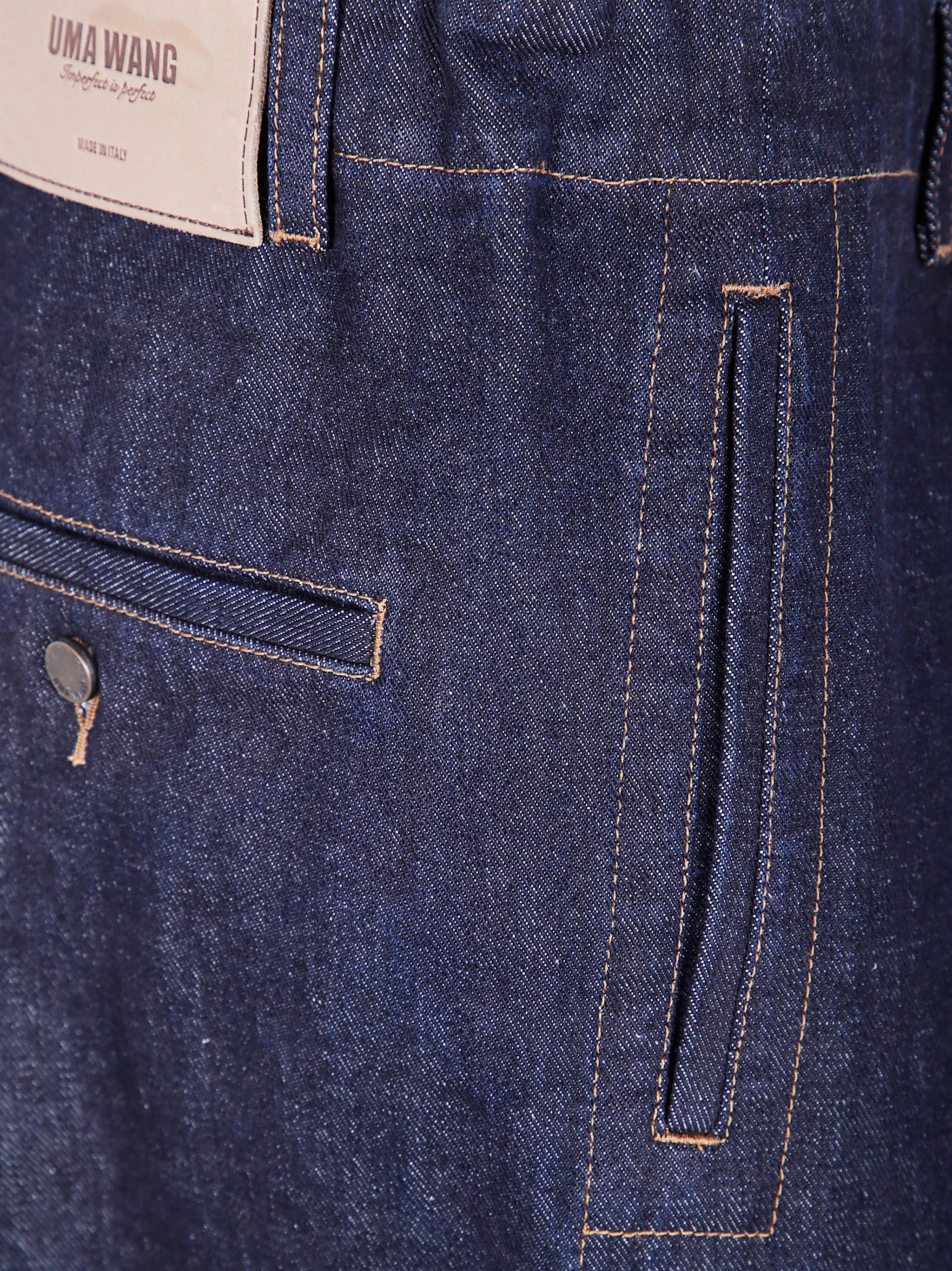 UMA WANG Classic Denim-Inspired Pyjama Pants for Men