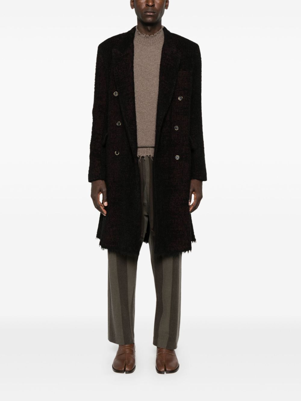 UMA WANG Elegant Wool Blend Jacket for Men - FW24 Collection