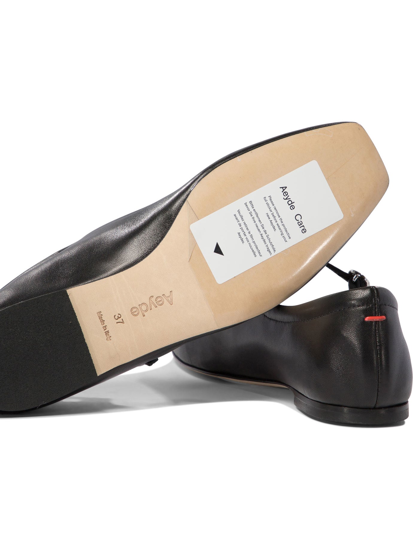 AEYDE Leather Ballerinas for Women