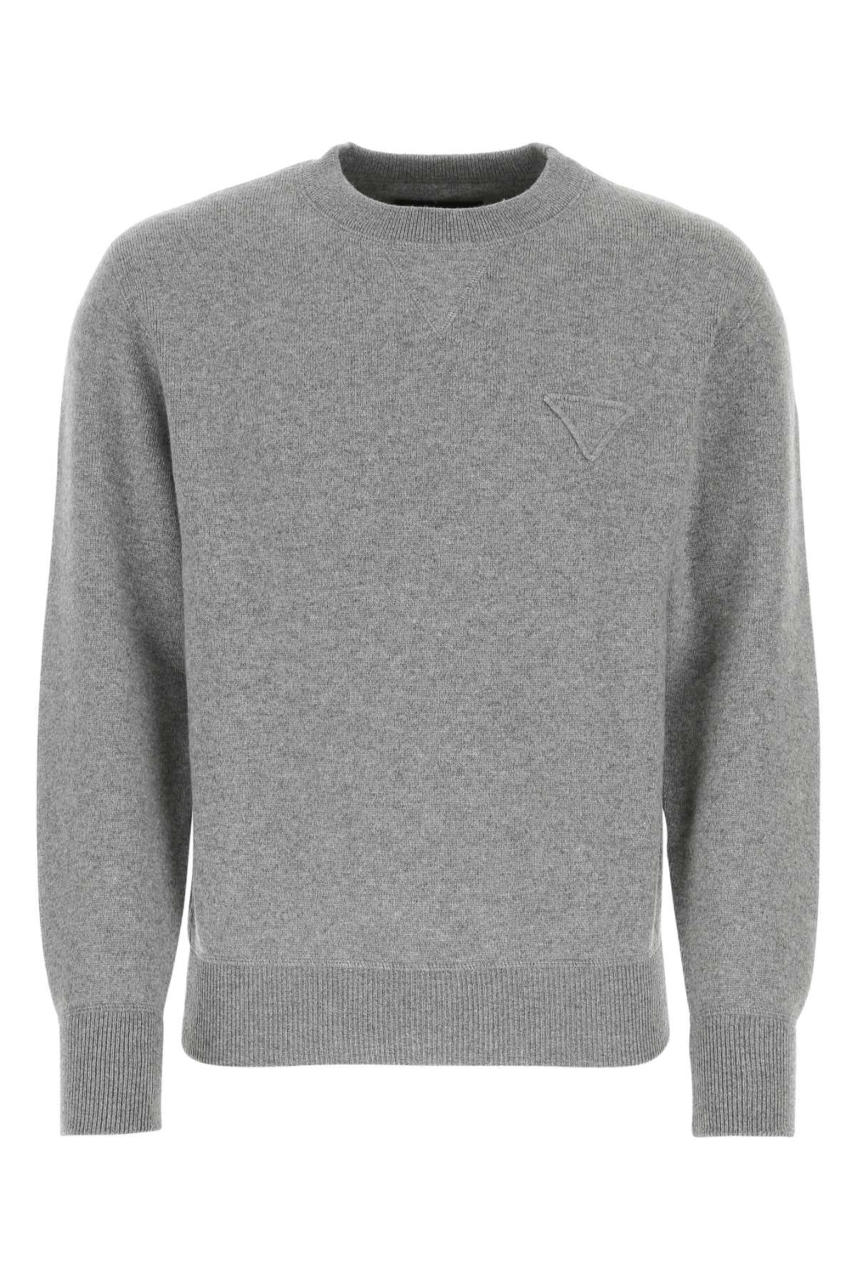PRADA Stretch Cashmere Blend Pullover Sweater for Men