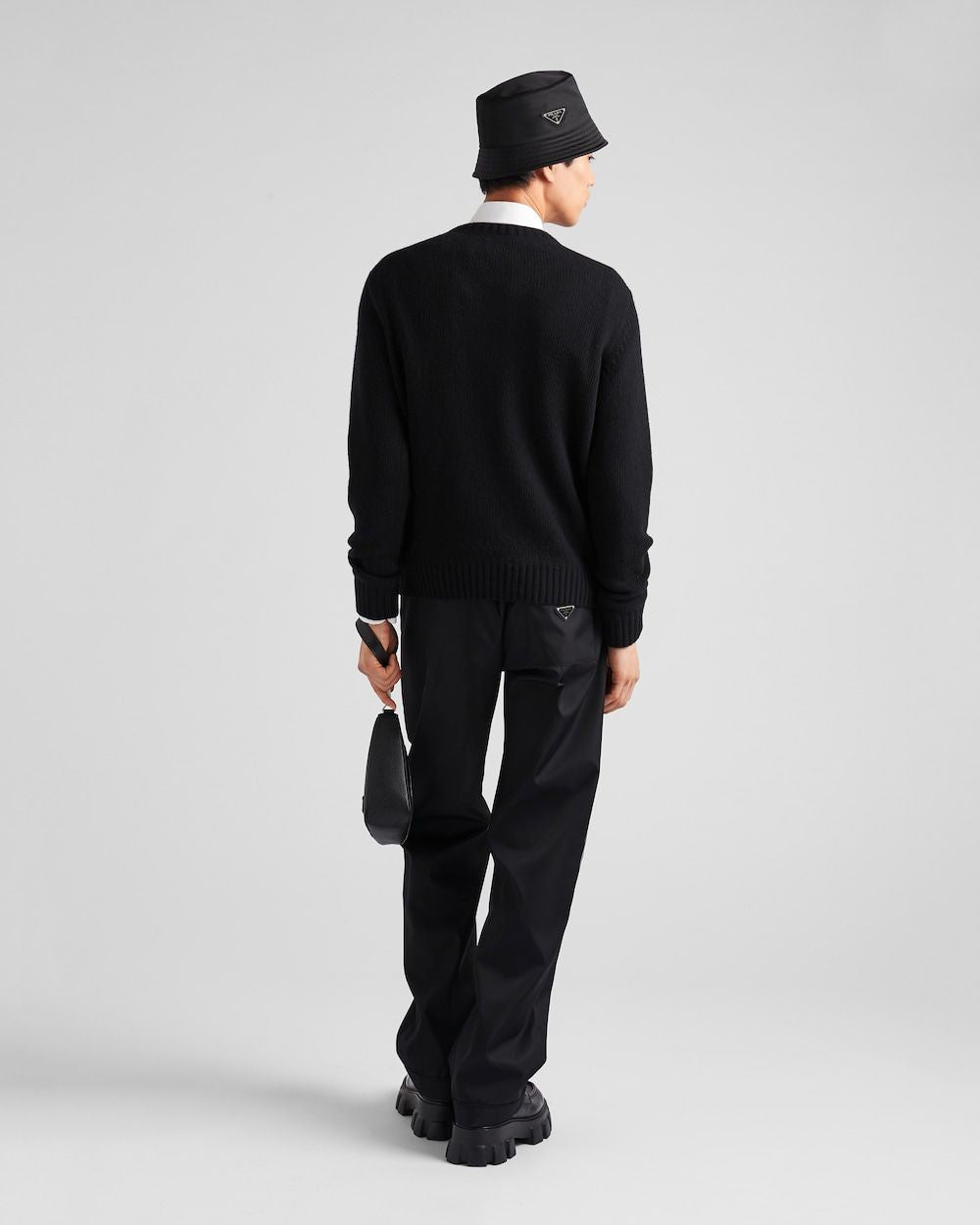 PRADA Men's Classic Girocollo Knit Sweater