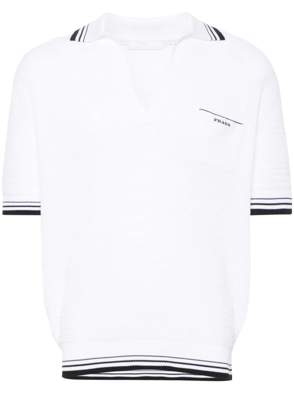 PRADA Knit Polo Shirt for Men