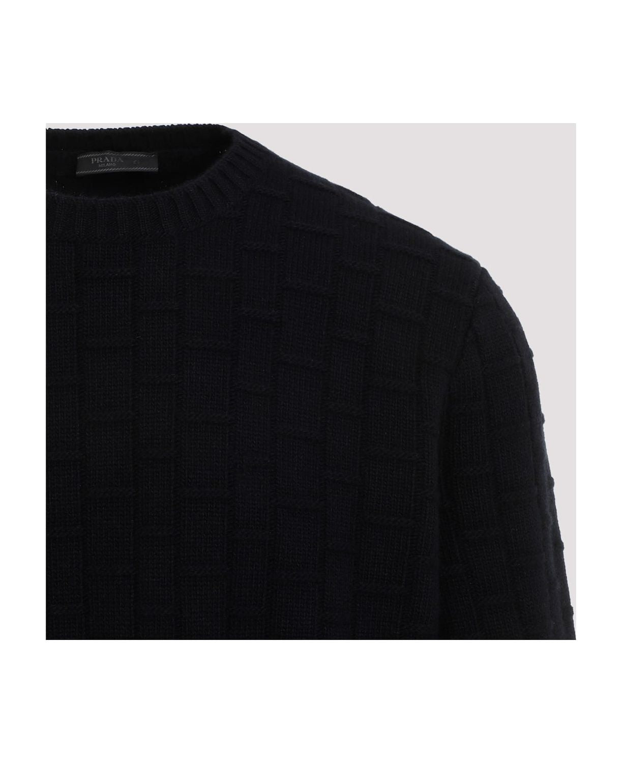 PRADA Classic Knit Crew Neck Sweater for Men