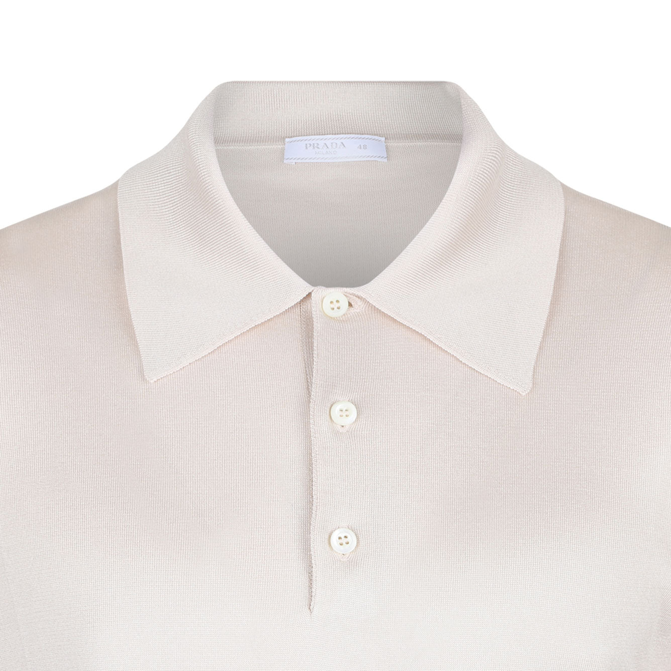 PRADA Natural Silk T-Shirts & Polos for Men