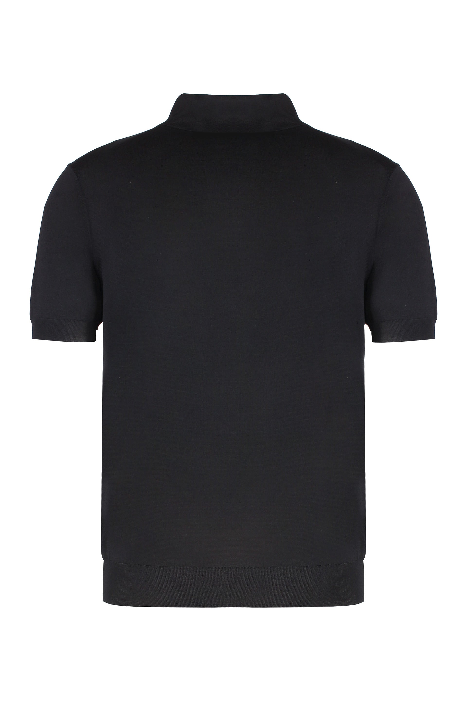 PRADA Silk Knit Polo Shirt for Men