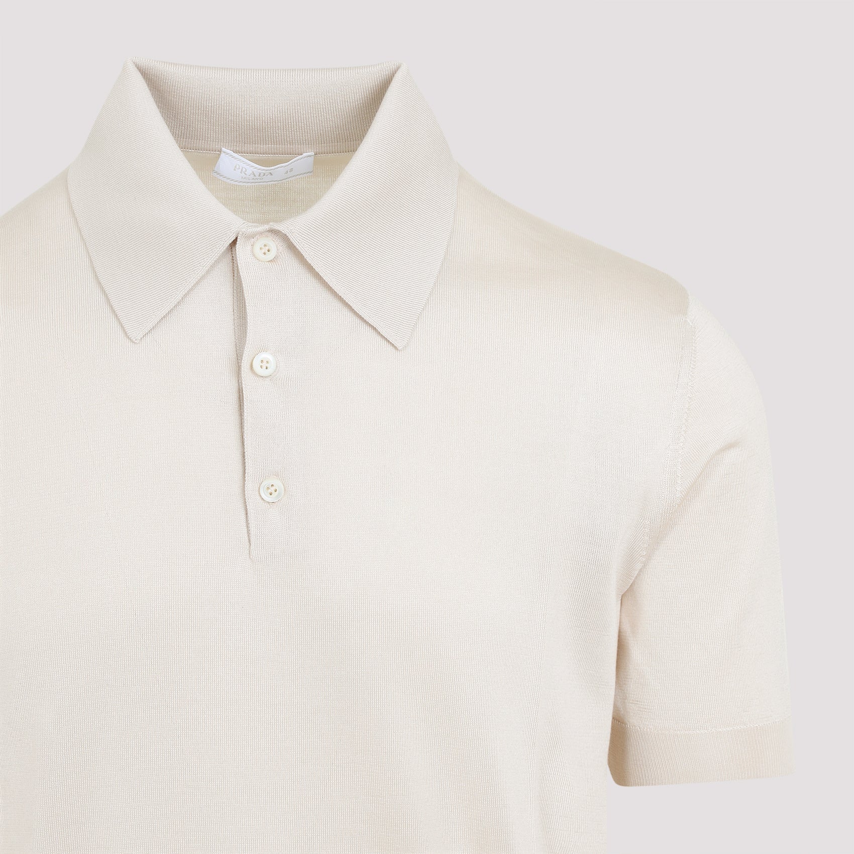 PRADA Silk Polo Shirt for Men