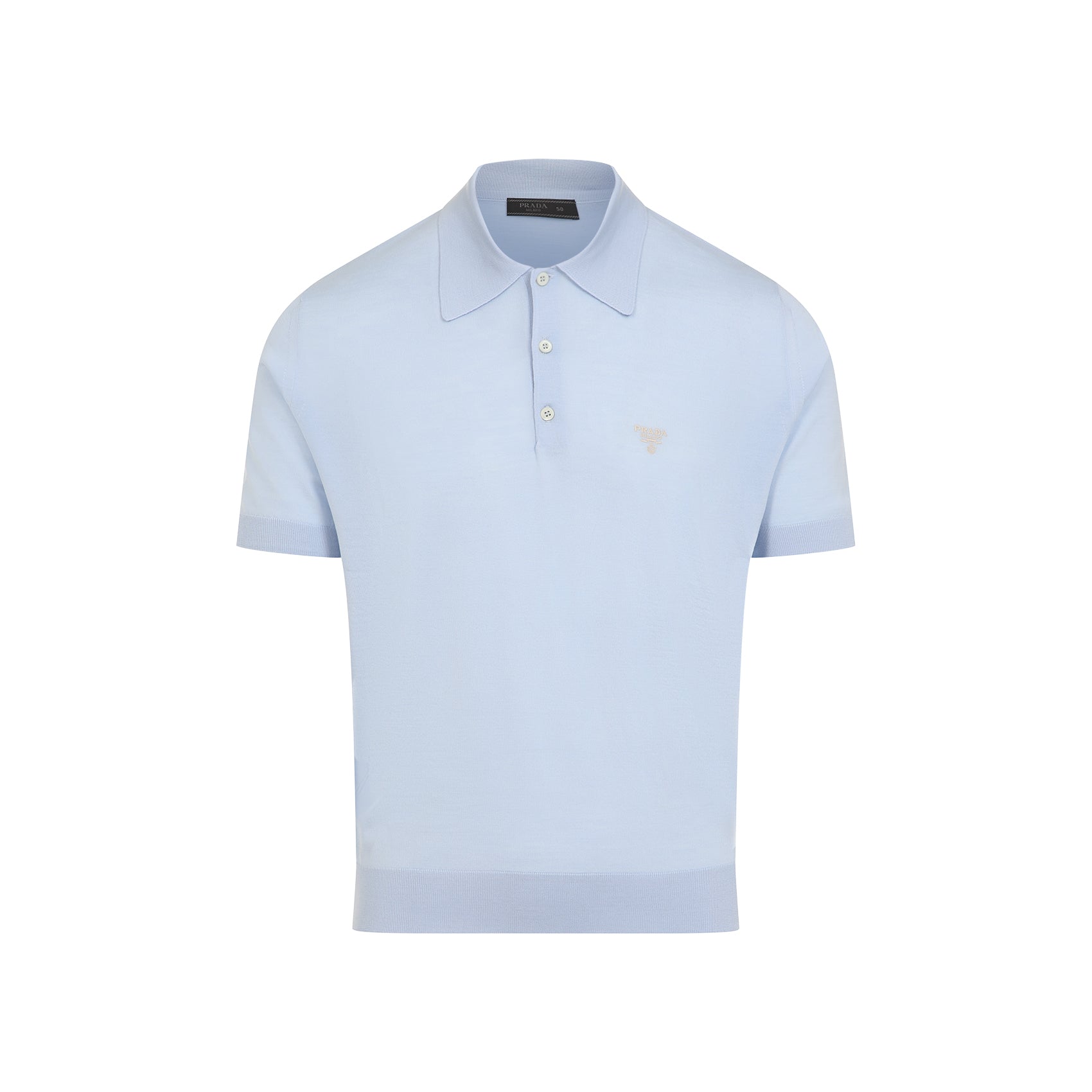 PRADA Knit Wool Polo Shirt