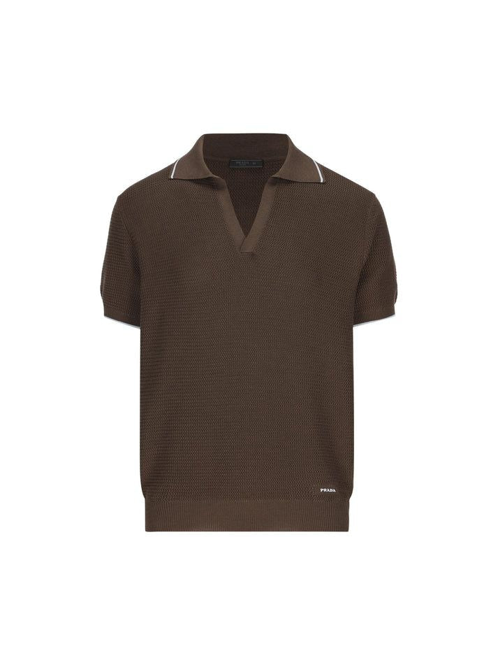 PRADA Mini Polo Shirt for Men - SS25 Collection