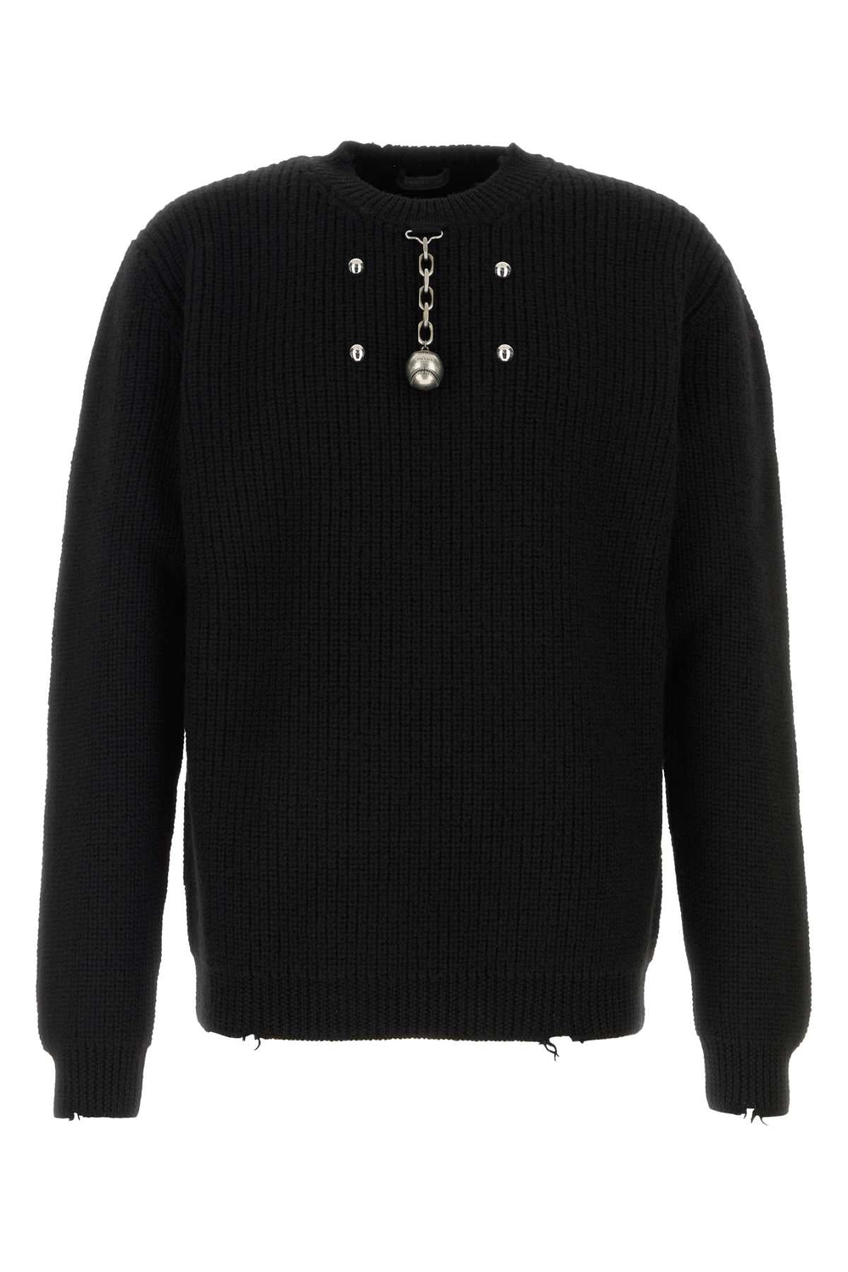 PRADA Men's Premium Virgin Wool Sweater - FW25 Collection