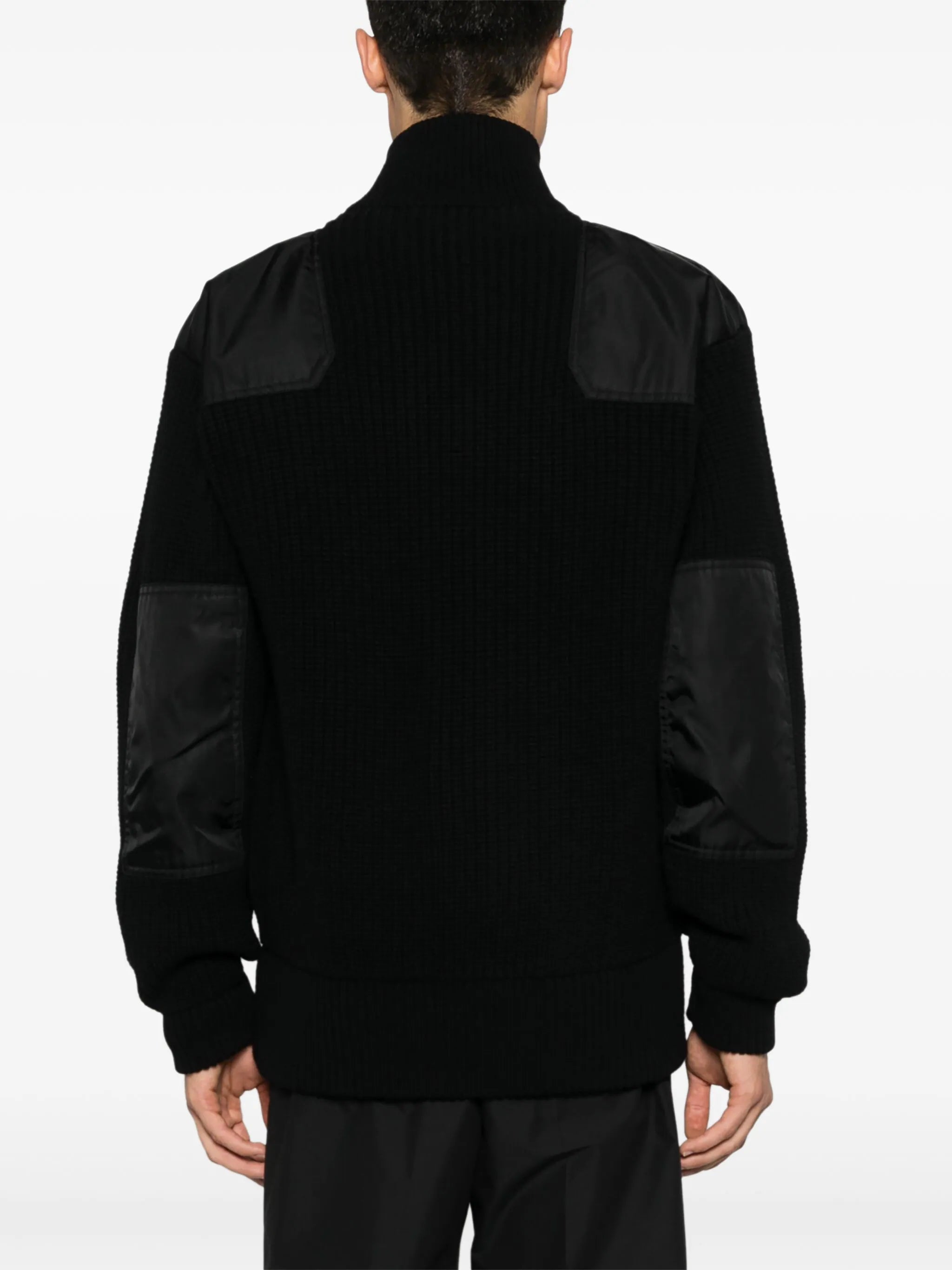 PRADA Luxurious Wool and Cashmere Cardigan for Men - FW25 Collection