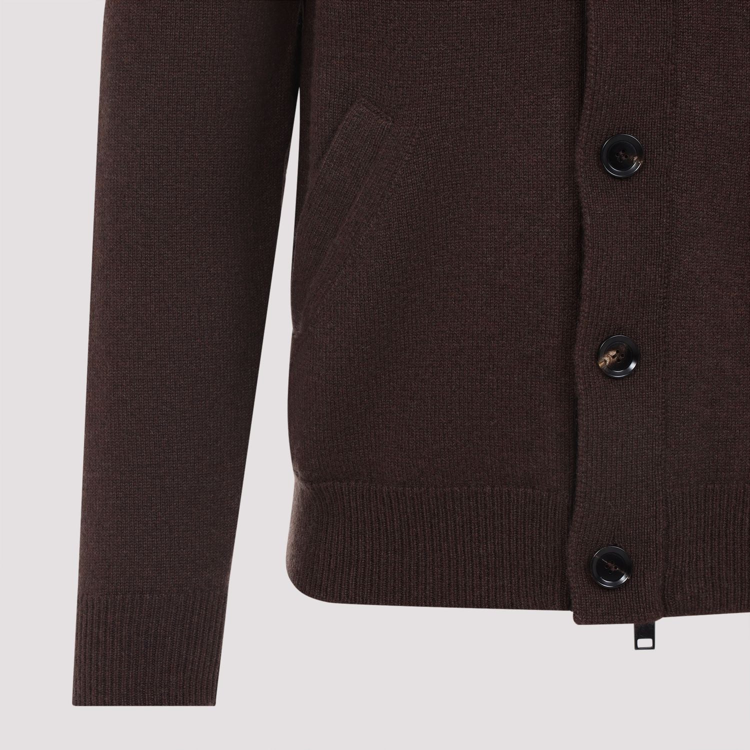 BRIONI Cashmere Zip Blouson Jacket