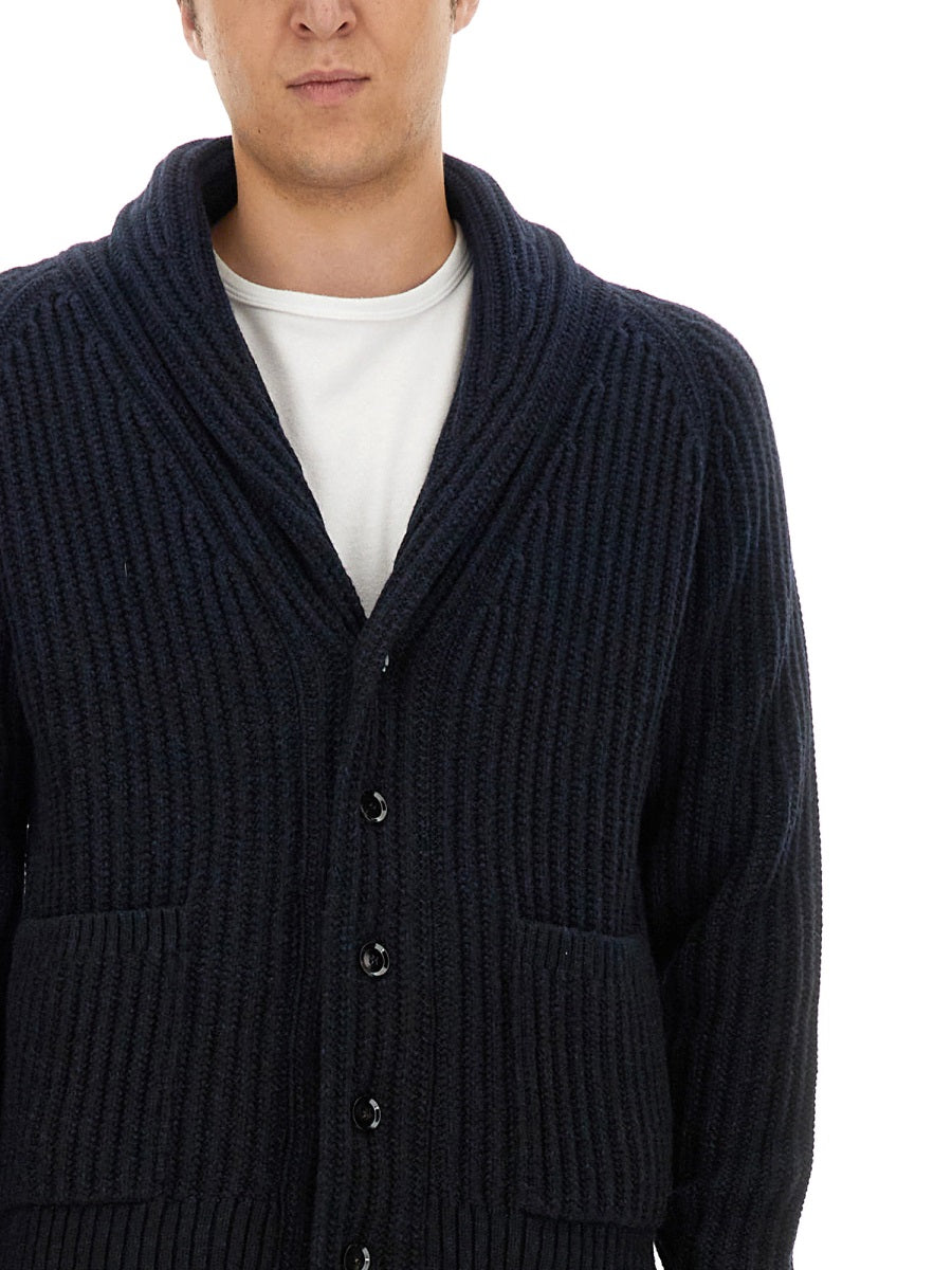 BRIONI Cashmere Blend Cardigan - Regular Fit Size 50