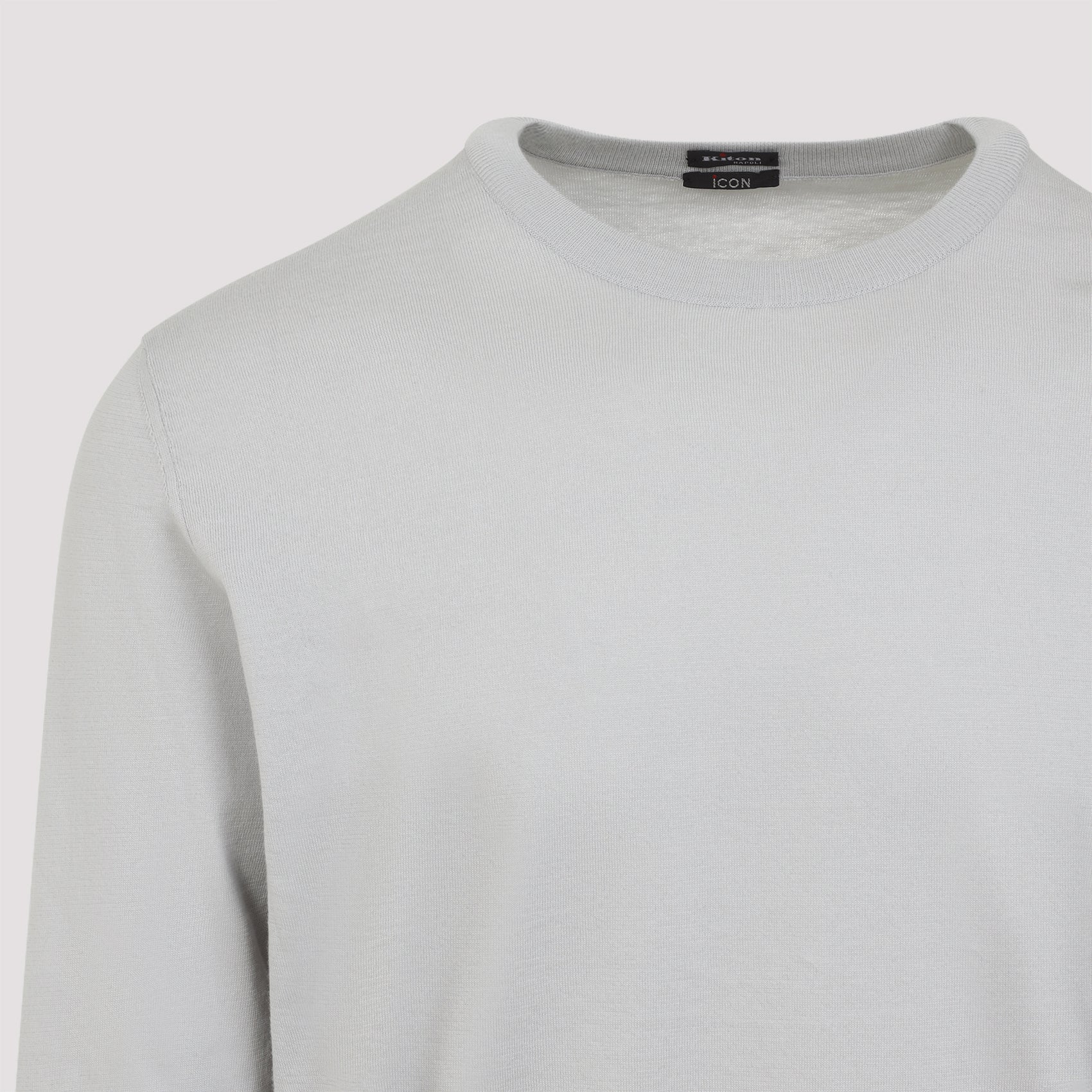 KITON Men's Classic Cotton Pullover