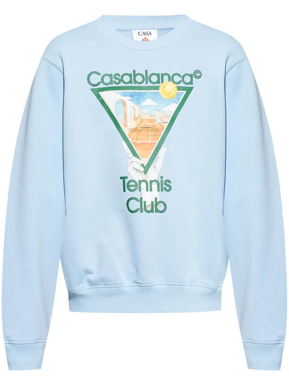 CASABLANCA Metaphysical Tennis Icon Printed Sweatshirt