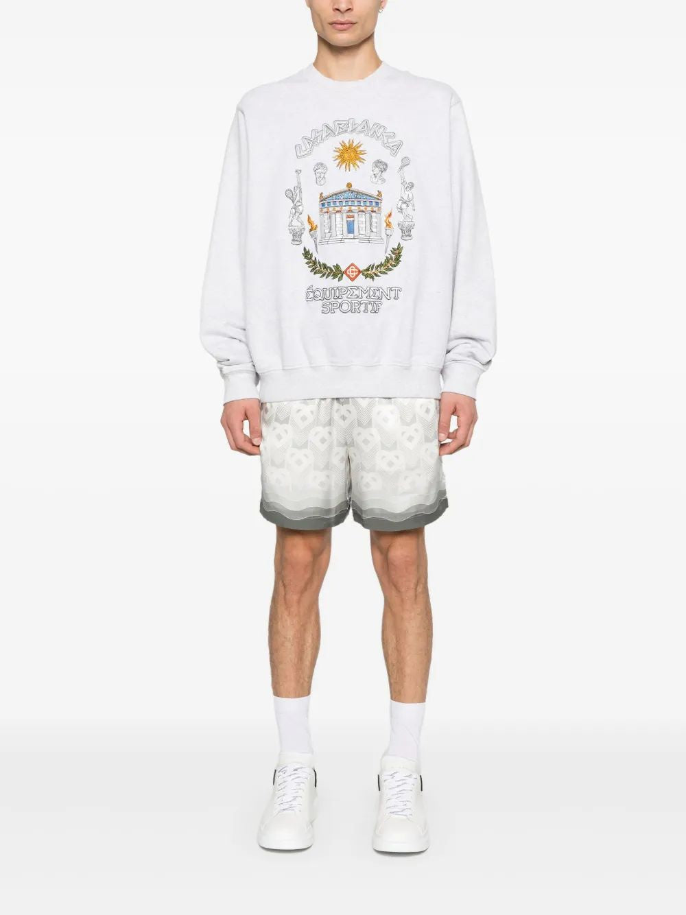 CASABLANCA Embroidered Sweatshirt for Men - SS25 Collection