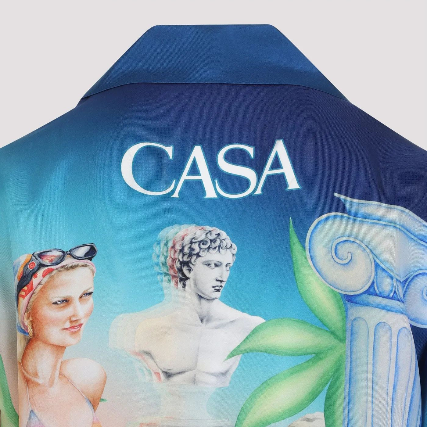 CASABLANCA Short Sleeve Cuban Collar Shirt