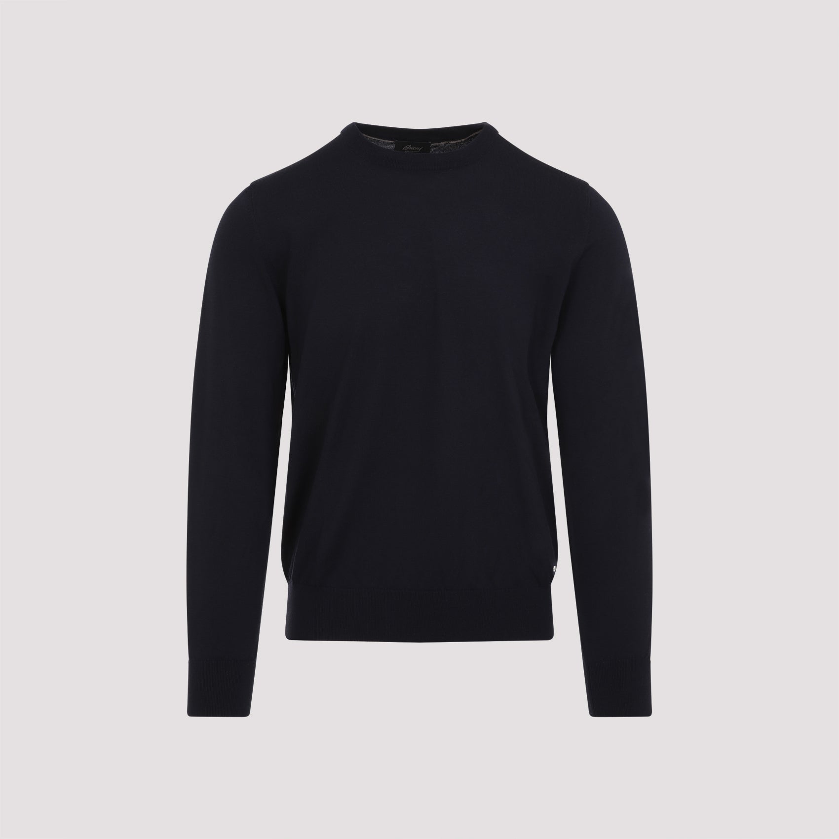 BRIONI Crewneck Sweater for Men - Classic Wool Knit