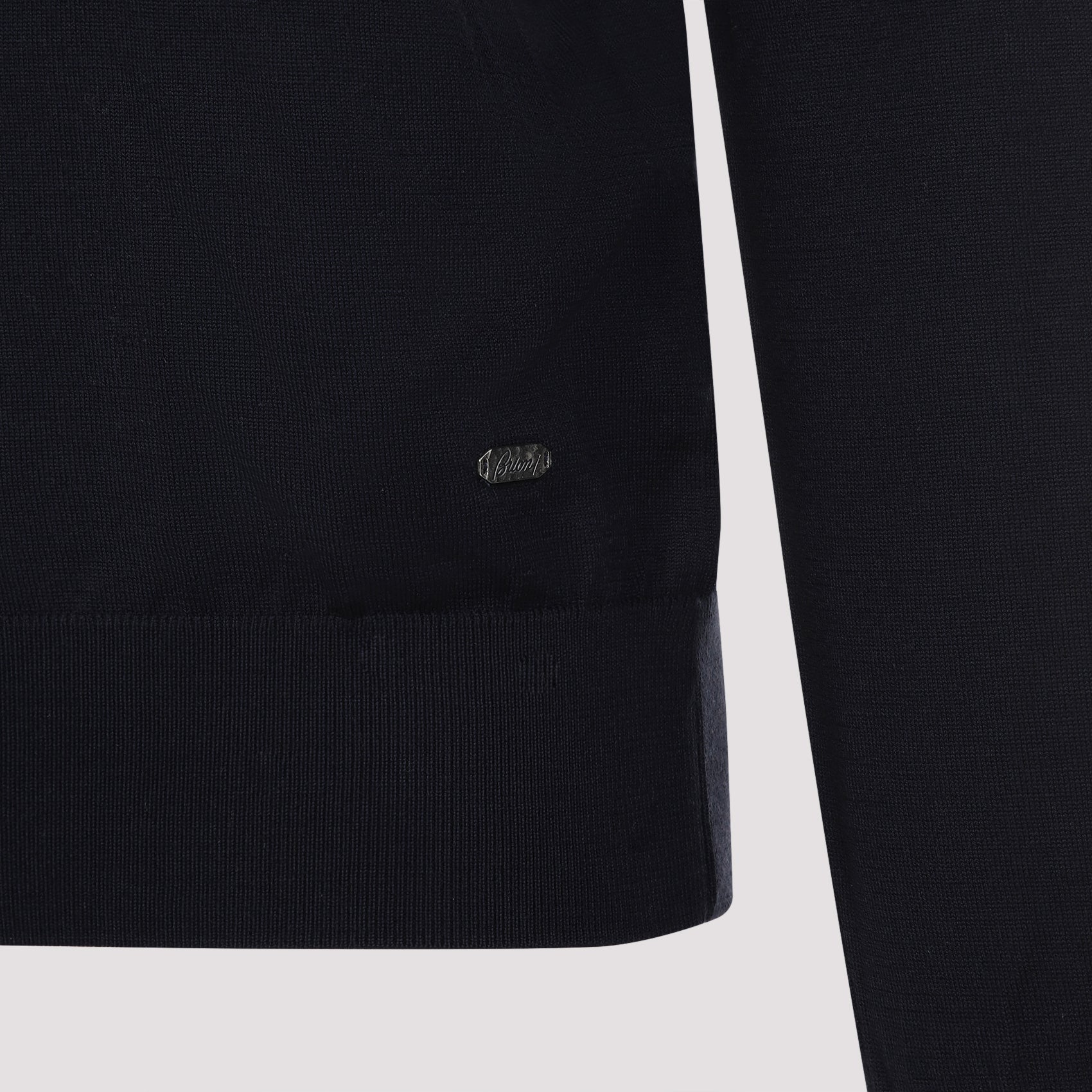 BRIONI Crewneck Sweater for Men - Classic Wool Knit