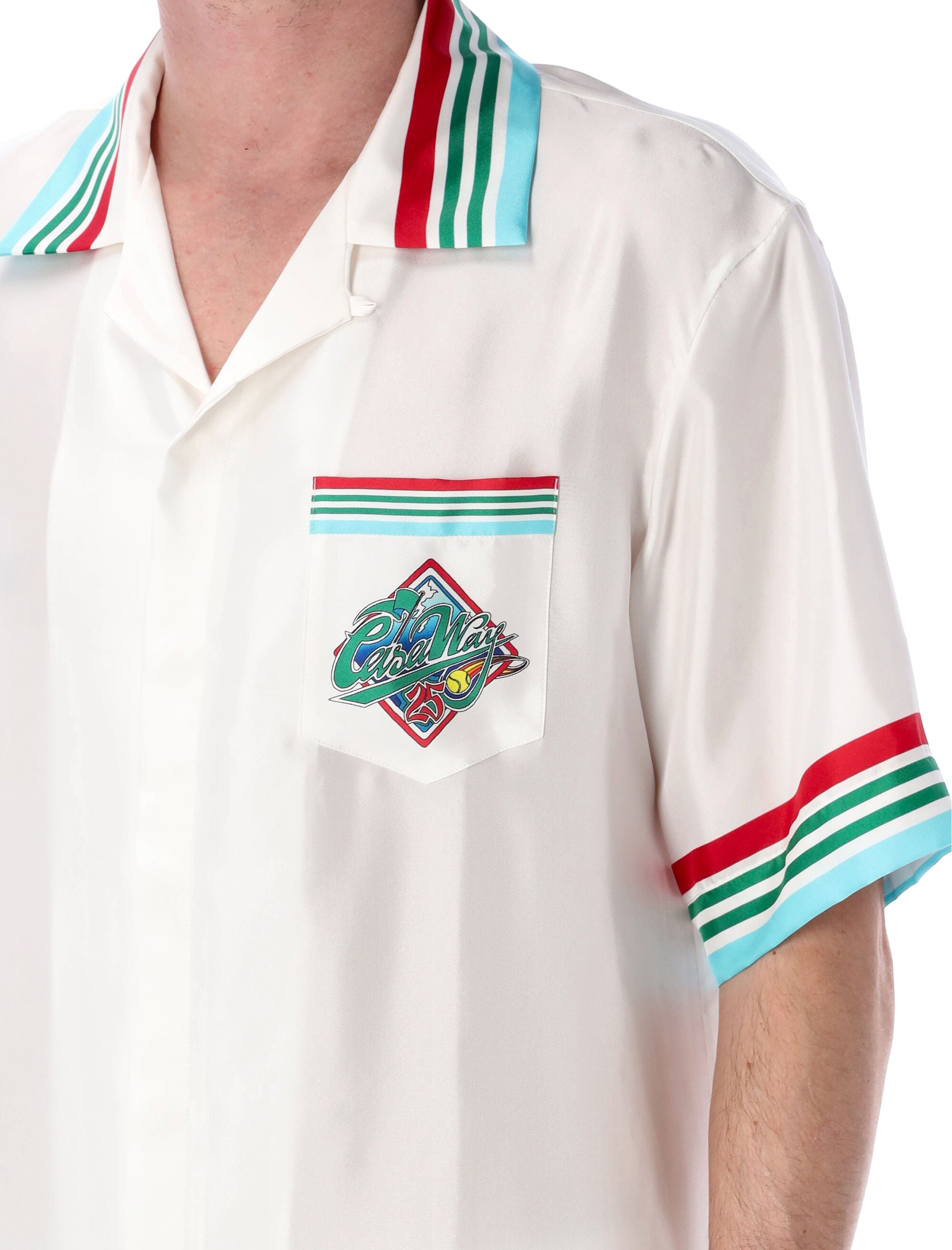 CASABLANCA World Series Silk Shirt - Size L