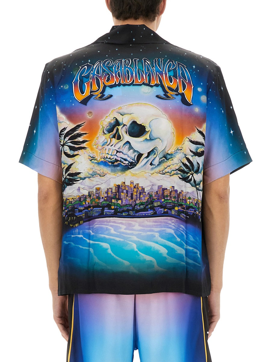 CASABLANCA Multicolour Silk Shirt for Men - Size Large