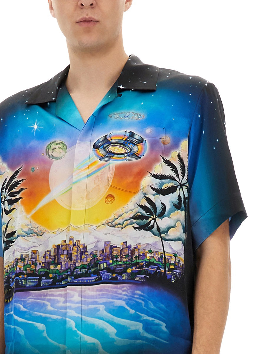 CASABLANCA Multicolour Silk Shirt for Men - Size Large