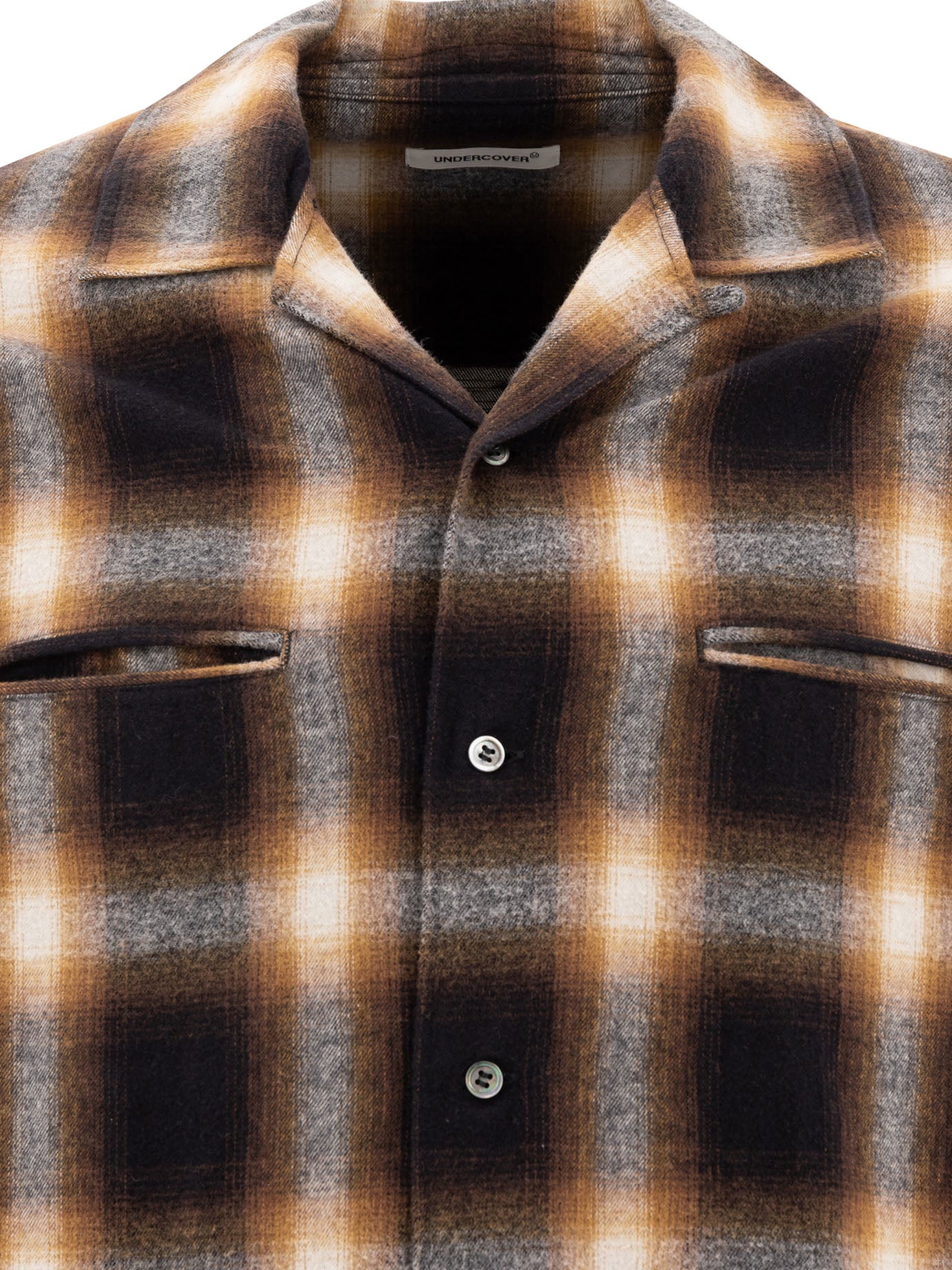UNDERCOVER Relaxed Fit Check Shirt for Men