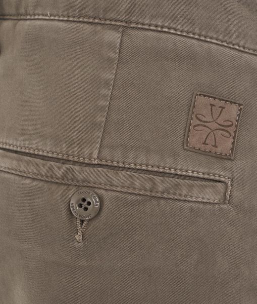 JACOB COHEN Straight Leg Stretched Chinos for Men