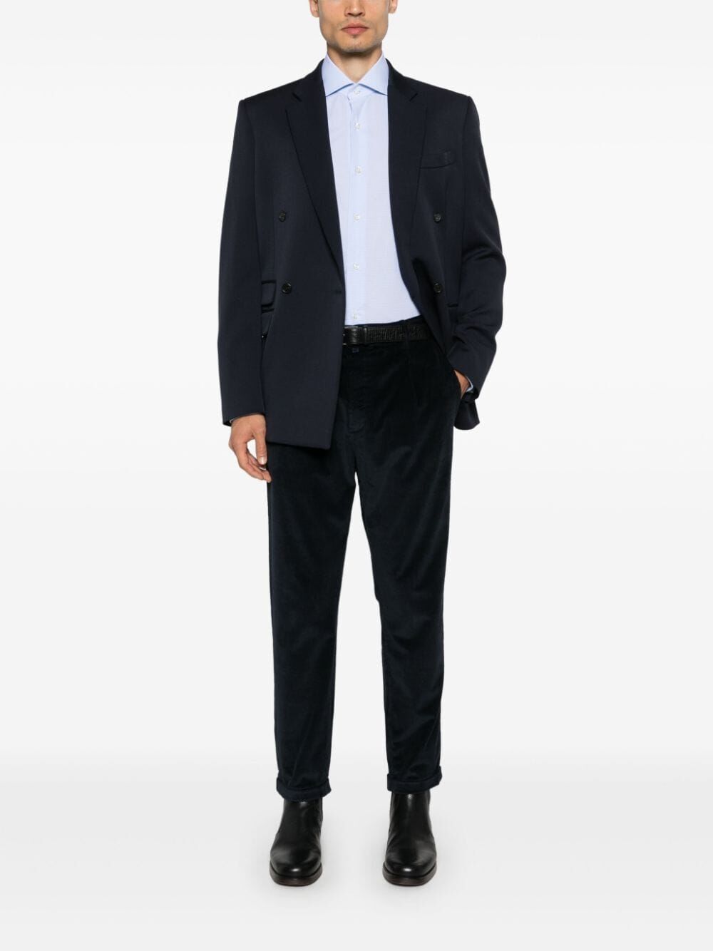 JACOB COHEN Slim Fit Crop Single Pence Henry Pant