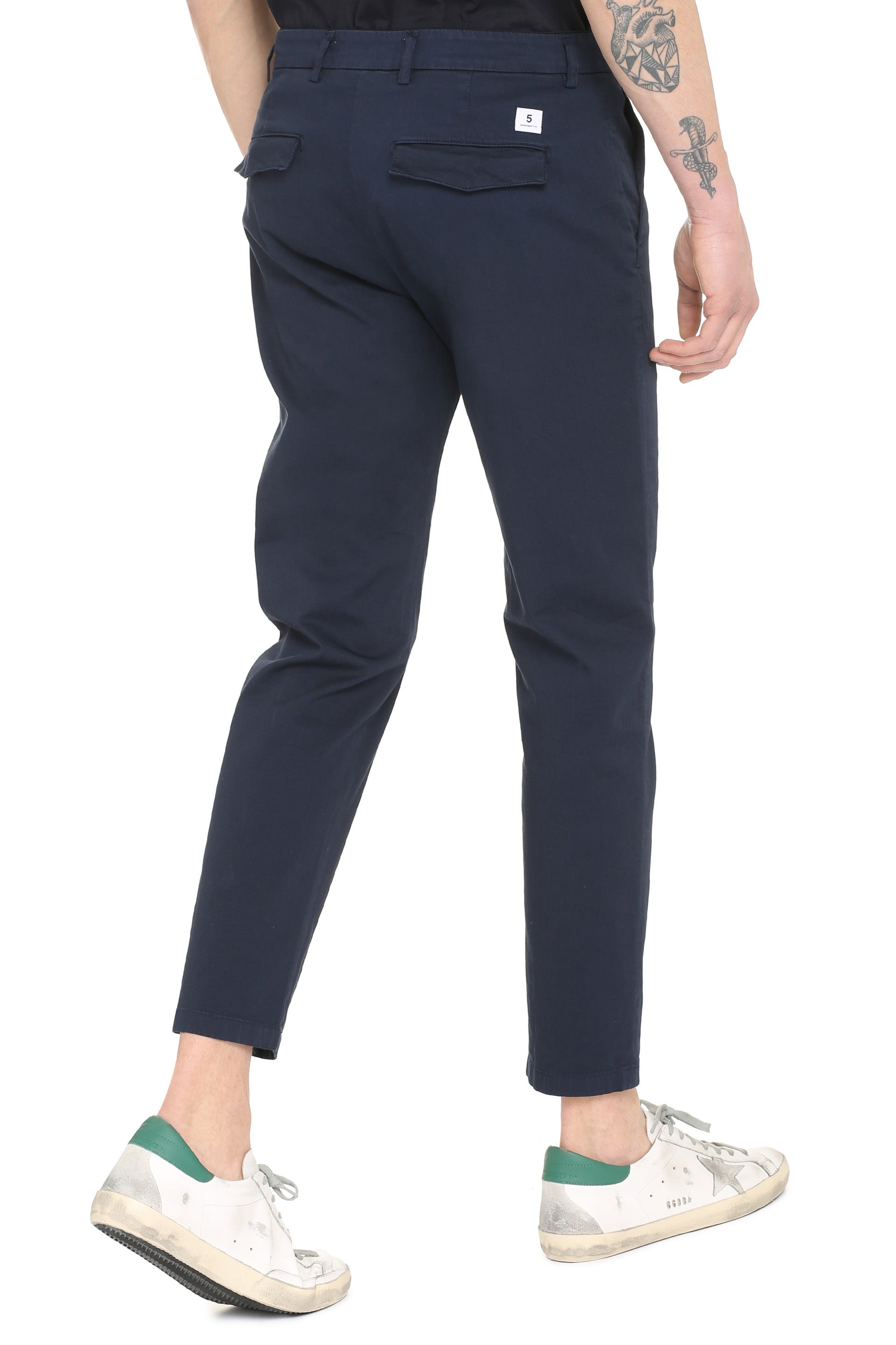 DEPARTMENT FIVE Prince Stretch Cotton Chino Trousers