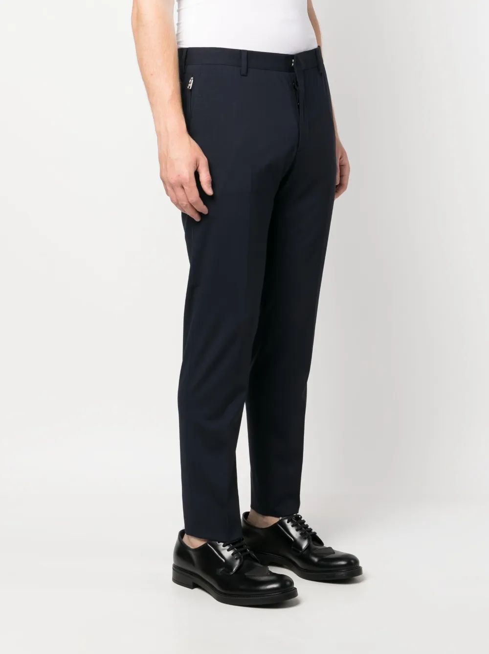 PRADA Stretch Wool Pants for Men - FW25 Collection