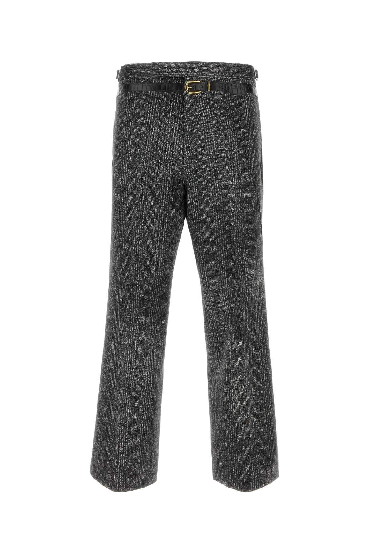 PRADA Multicolored Tweed Pants for Men