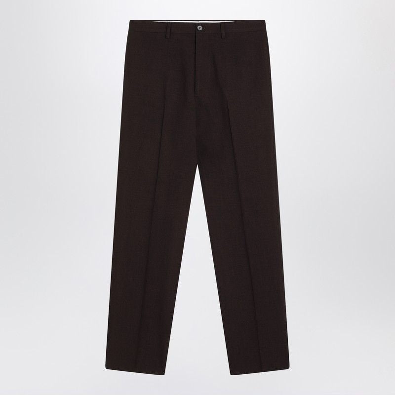 PRADA Men's Wool Trousers with Front Closure