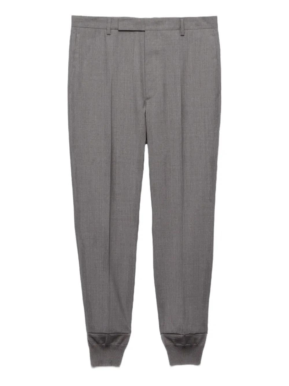 PRADA Superfine Wool Pants for Men - FW25 Collection