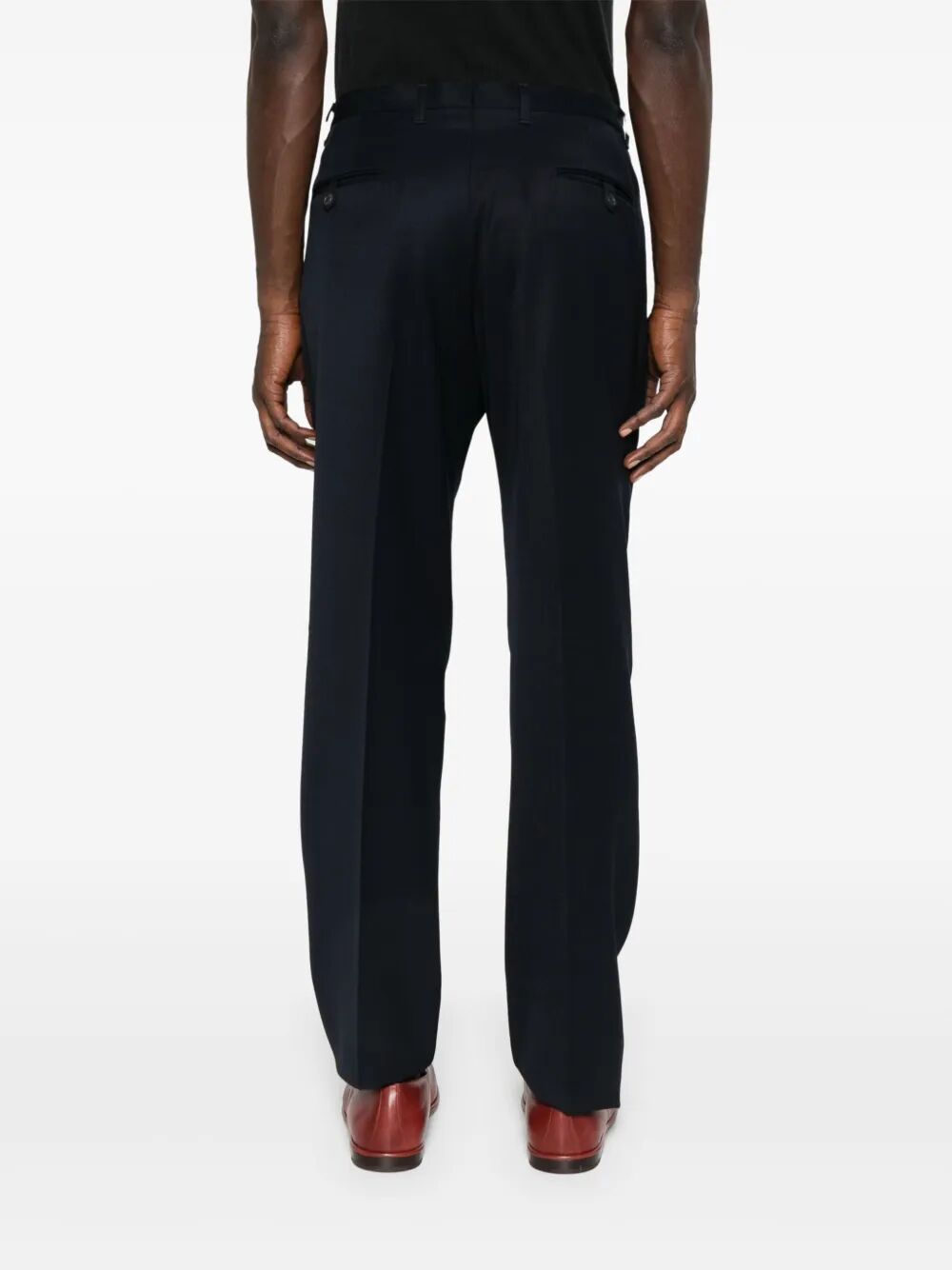 PRADA Tapered Leg Wool Trousers for Men