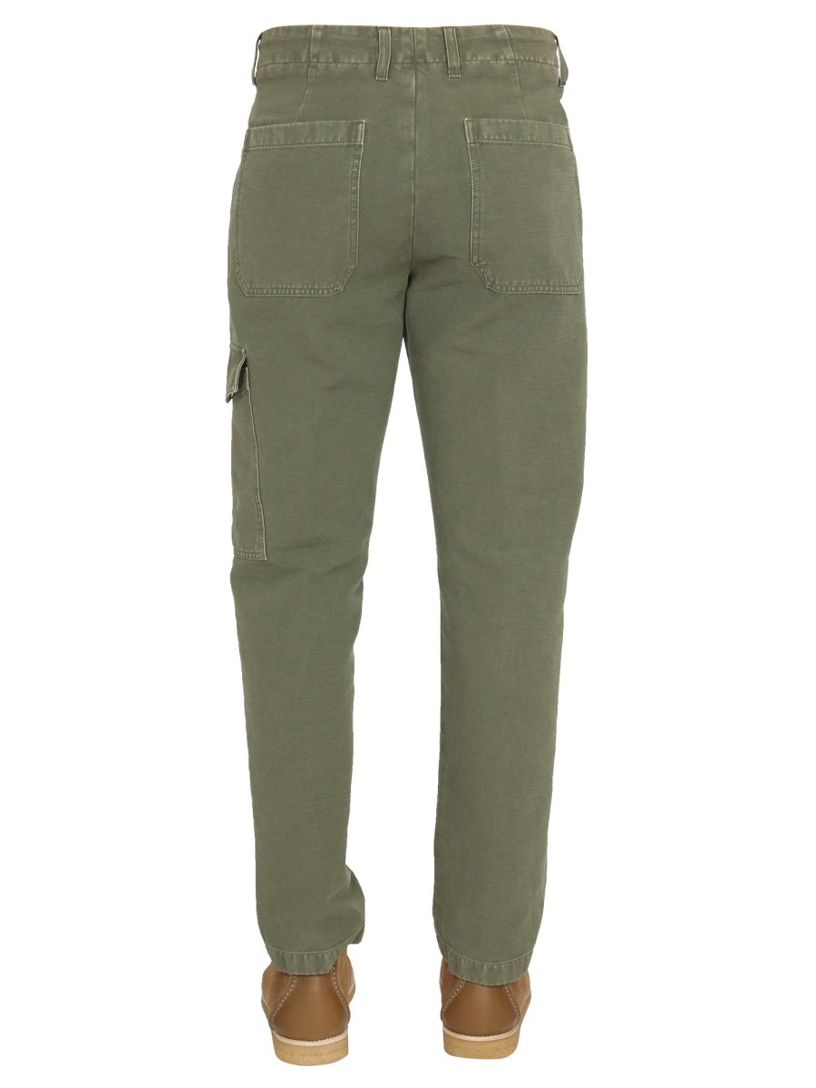 DEPARTMENT FIVE Men's Tailored Pants with Button Closure
