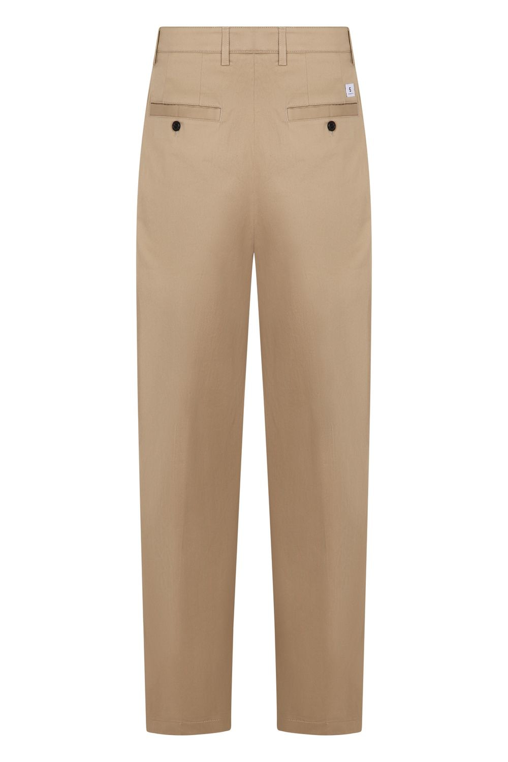 DEPARTMENT FIVE Slim Fit Chino Trousers with Wide Front Pleats
