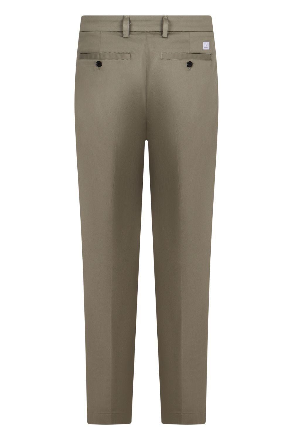 DEPARTMENT FIVE Slim Fit Chino Trousers with Wide Front Pleats