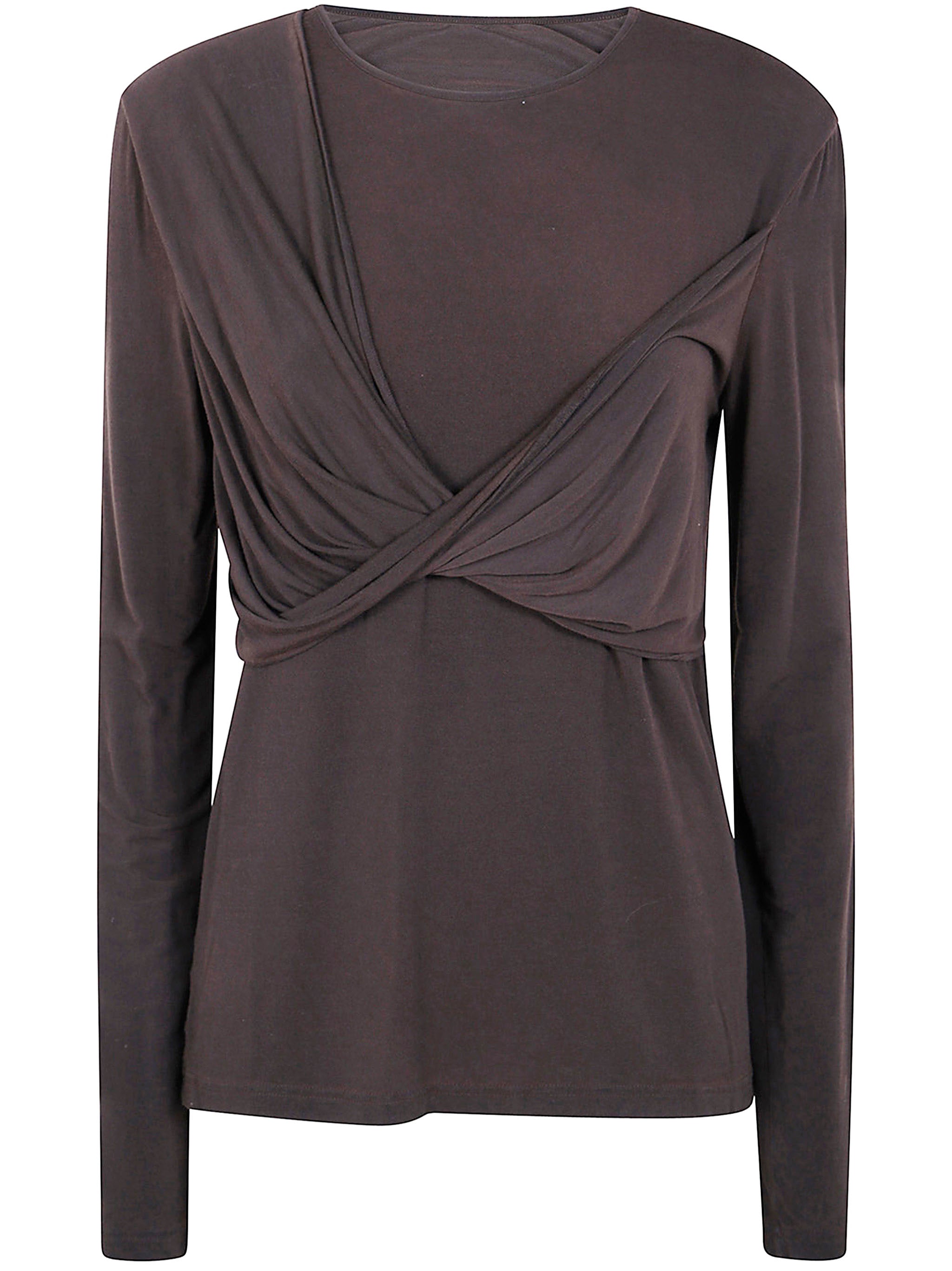 UMA WANG Twist Long Sleeve Top