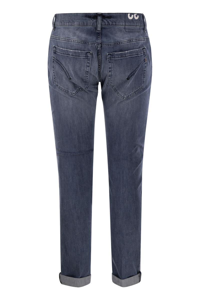 DONDUP George Skinny Fit Low-Rise Five-Pocket Jeans