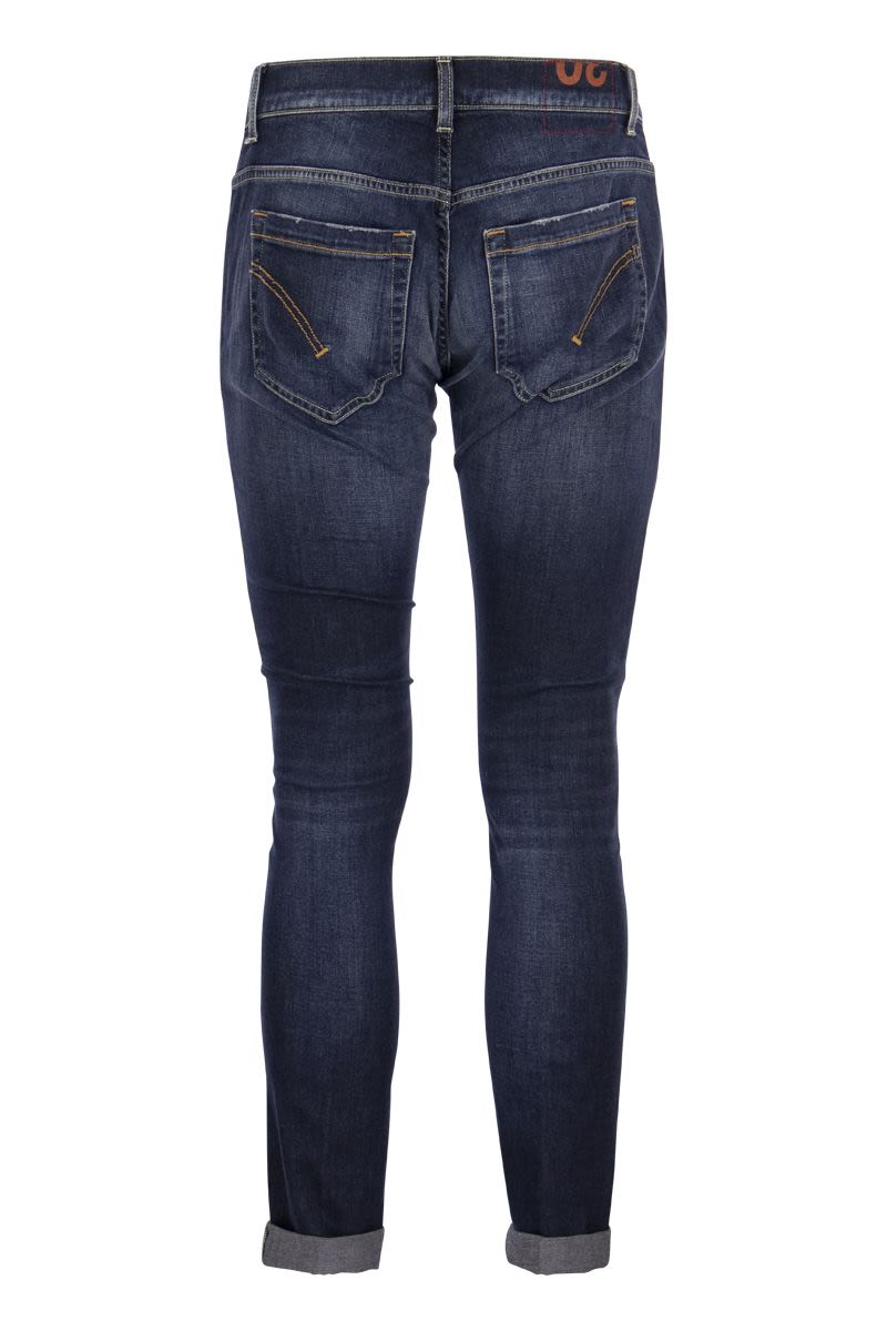 DONDUP Five Pocket Skinny Fit Jeans