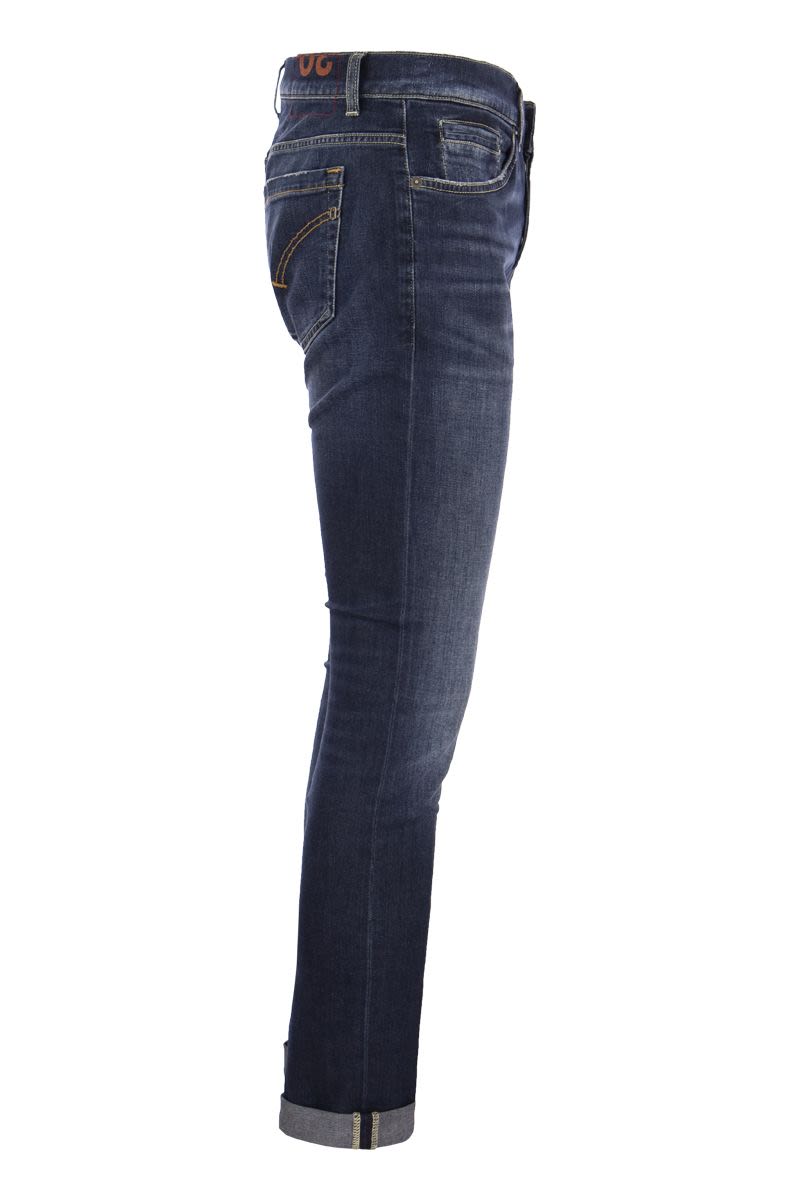 DONDUP Five Pocket Skinny Fit Jeans