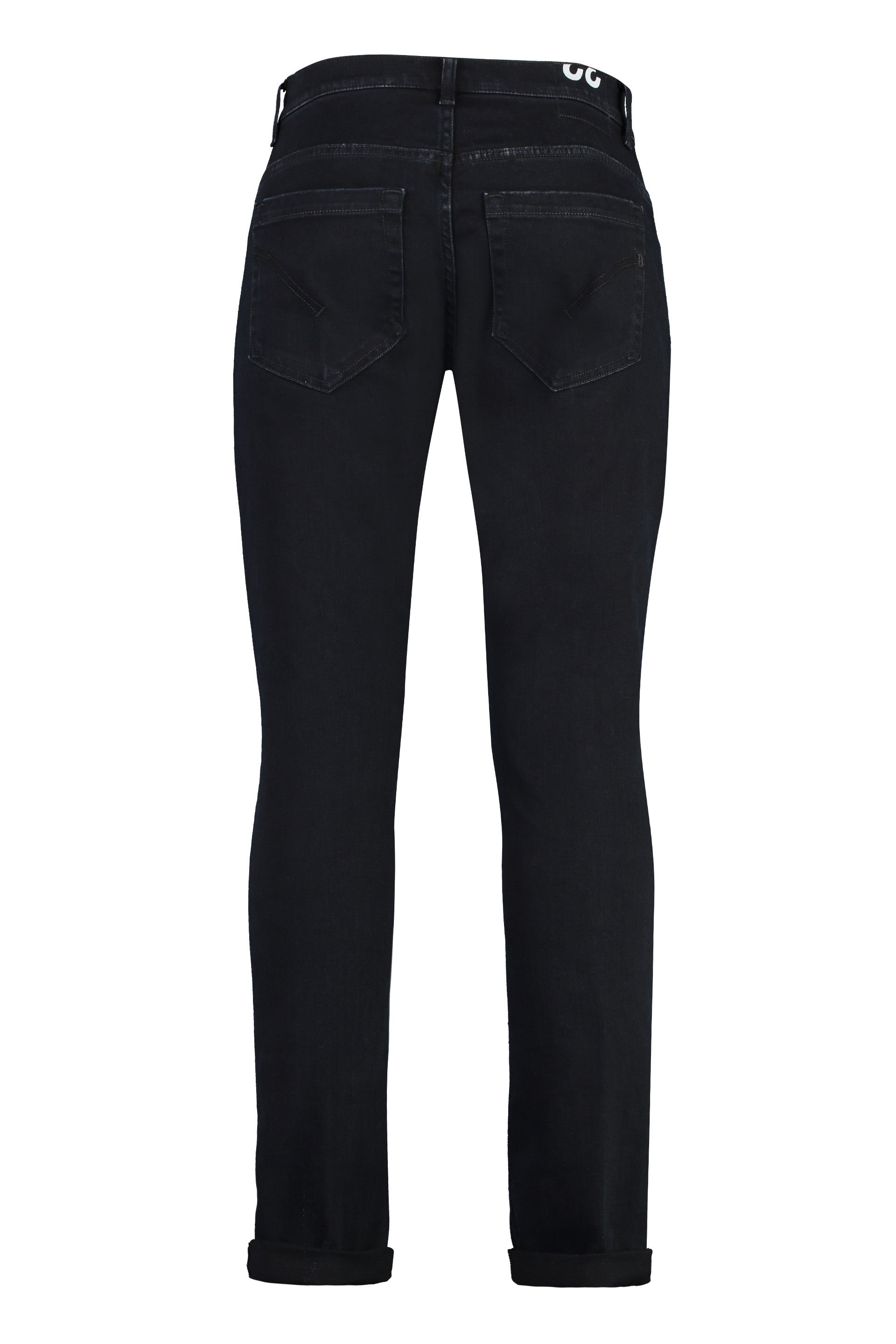 DONDUP Skinny Fit Jeans with Roll-Up Ankles