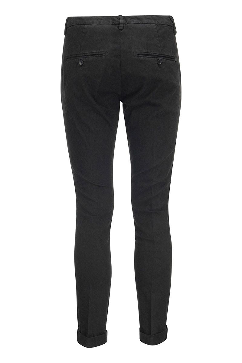 DONDUP Slim-Fit Gabardine Trousers