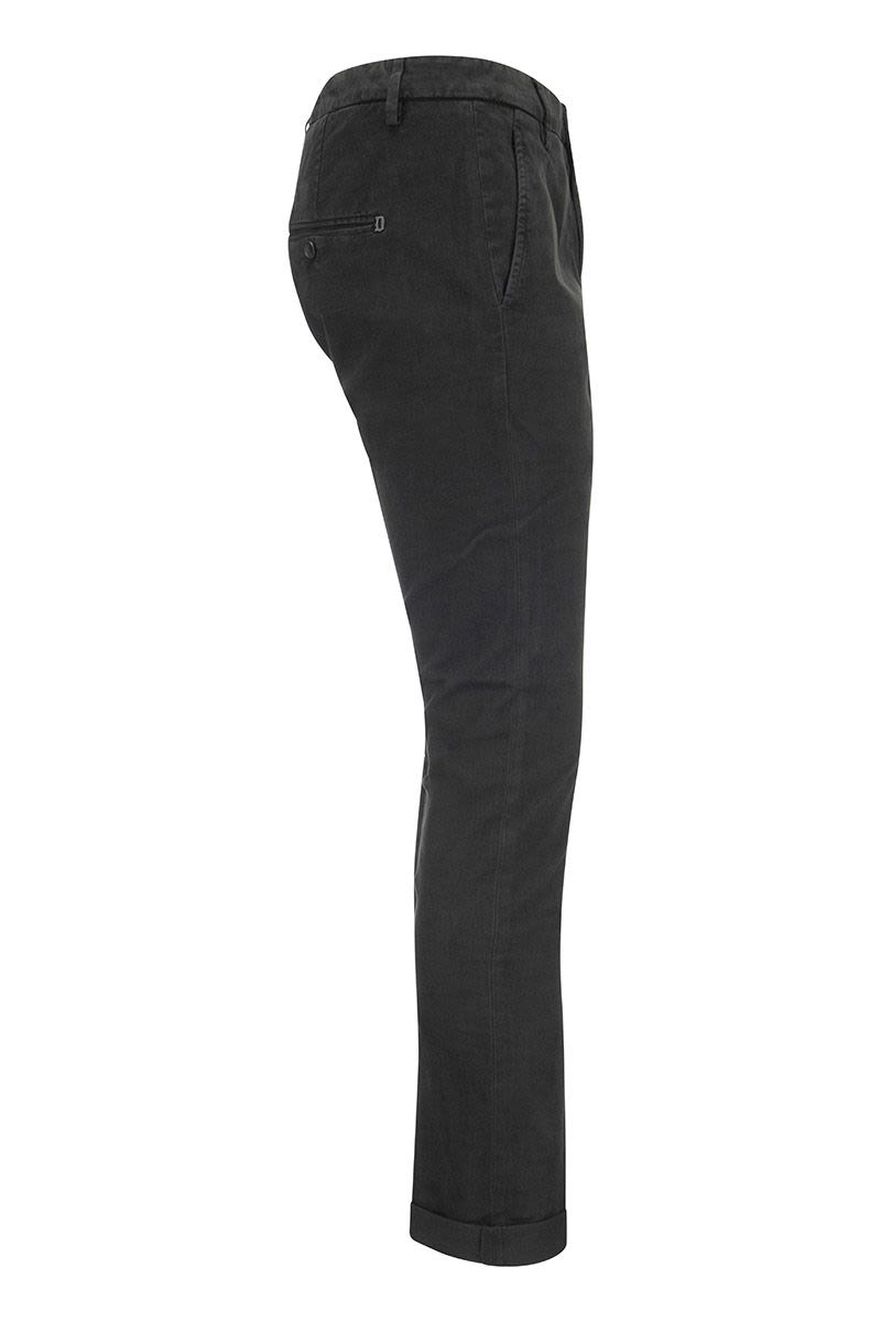 DONDUP Slim-Fit Gabardine Trousers